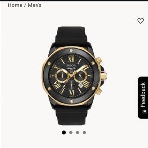 Mens Bulova Marine Star watch